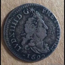 1692 - 4 sols aux 2 L couronnés