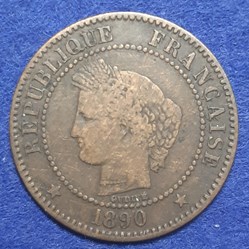 1890 A - 2 centimes