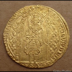 CHARLES V- Franc or à pied