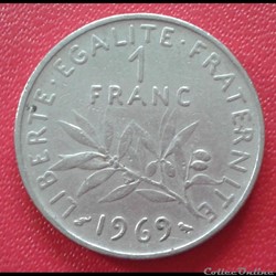 1969 - 1 franc