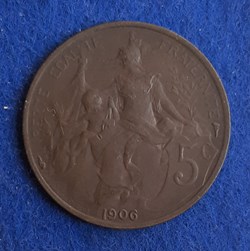 1906 - 5 centimes