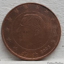 Belgique - 2005 - 5 cents