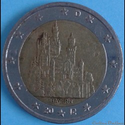 Allemagne - 2012 - D - 2 euros Chateau Neuschwanstein