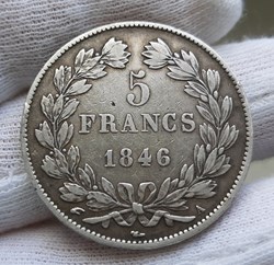 1846 A - 5 francs Louis Philippe Ier