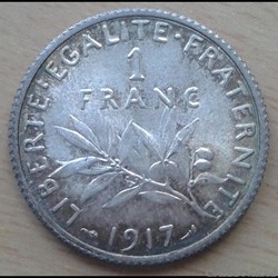 1917 - 1 franc