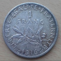 1916 - 1 franc