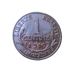 1916 - 1 centime