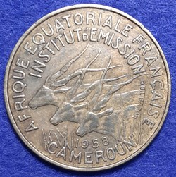Cameroun - 5 francs 1958