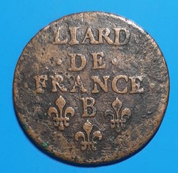 1655 B - Liard de France