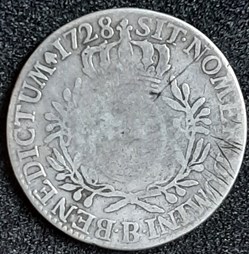 1728 - Ecu aux branches d'olivier