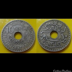 Tunisie - 10 centimes 1926