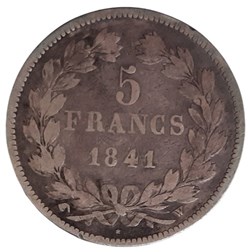 1841 W - 5 francs
