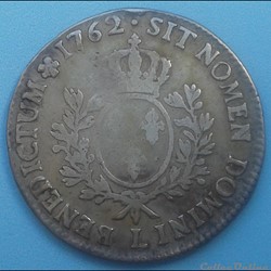 1762 L - Ecu au bandeau - Louis XV