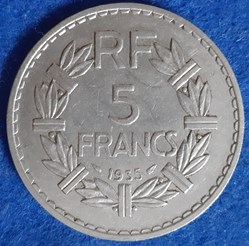 1935 - 5 francs