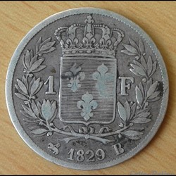 1829 - 1 franc - 4 F