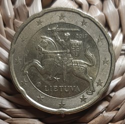 Lituanie - 20 cents 2017