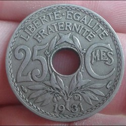 1931 - 25 centimes