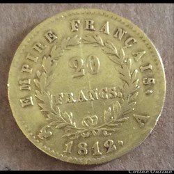 1812 A - 20 francs OR