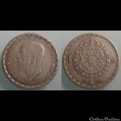 SUEDE - 1 couronne 1950