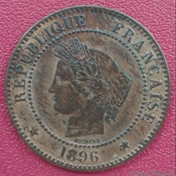 1896 A - 2 centimes