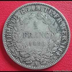 1895 A - 1 franc