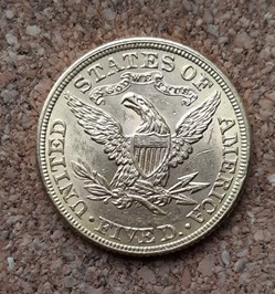 USA - 5 dollars or 1881