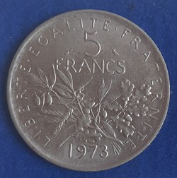 1973 - 5 francs