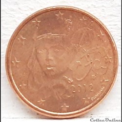France - 2012 - 1 cent