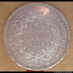 1873 A - 5 Francs