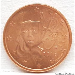 France - 2016 - 1 cent