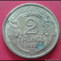 1940 - 2 francs