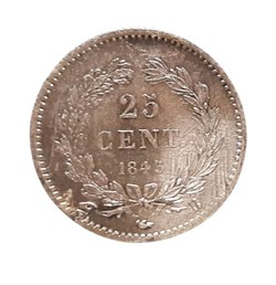 1845 B - 25 centimes
