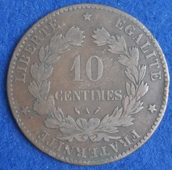 1886 A - 10 centimes