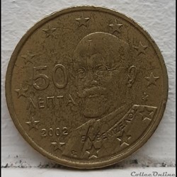 Grece - 2002 - F - 50 cents