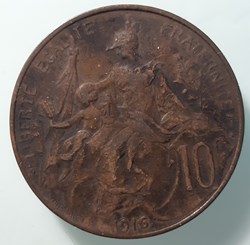 1916 étoile - 10 centimes