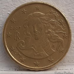Italie - 2007 - 10 cents