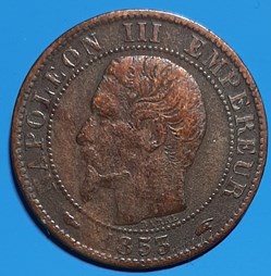1853 A - 5 centimes