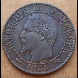 1854 - 5 centimes