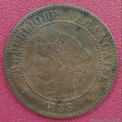1888 A - 2 centimes