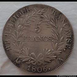1806 A - 5 Francs