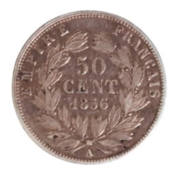 1856 A - 50 centimes