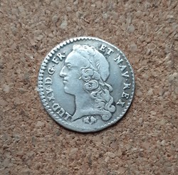 1743 G - 1/20ème d'écu au bandeau