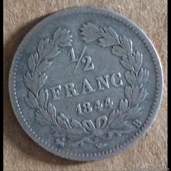 1844 - 1/2 franc