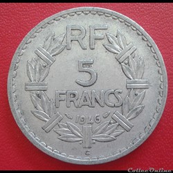 1946 C - 5 francs - ALU