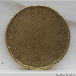 Slovénie - 2007 - 20 cents