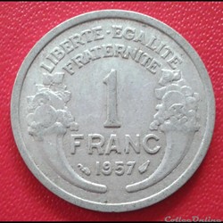 1957 - 1 franc