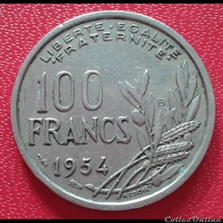 1954 B - 100 francs