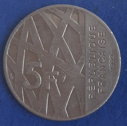 1992 - 5 francs commémorative