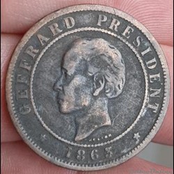 Haïti - 20 centimes 1863