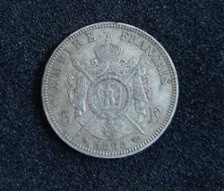 1868 BB - 5 Francs